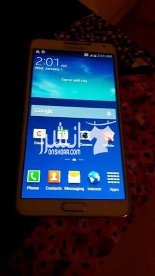 موبایل نوت 3 سامسونج بحاله ممتازه لونه أبيض مع جراب سعره مميز 2700 جنيه للتواصل 01222274288 ج.م.2,700 القاهرة موبایل نوت 3 سامسونج بحاله ممتازه لونه أبيض مع جراب سعره مميز فقط 2700 جنيه للتواصل 012222...