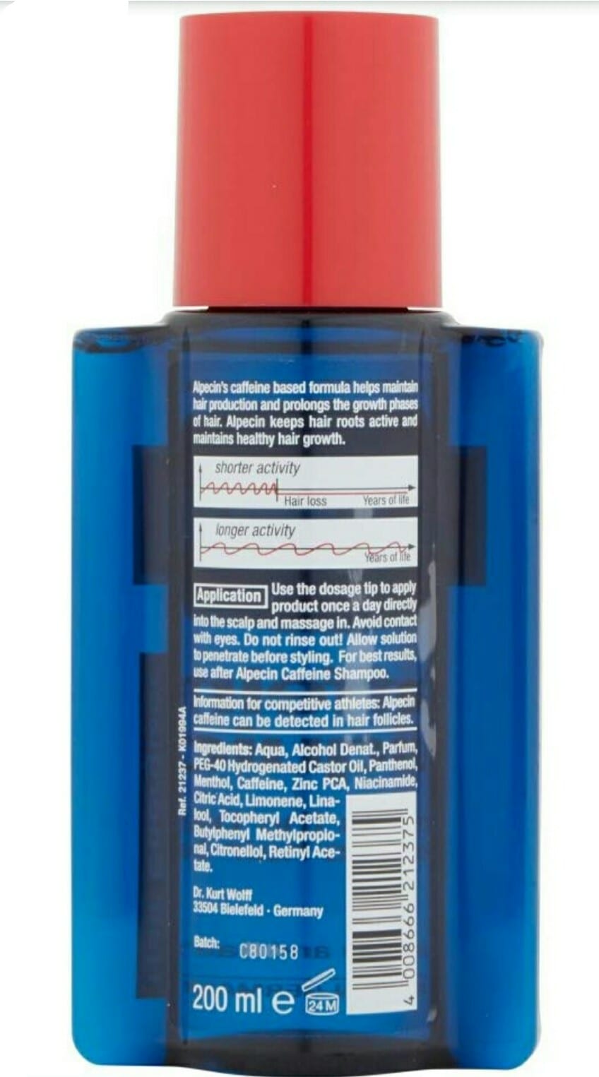 Alpecin liquid hair energizer
لا تنسَ أنك شاهدت هذا الإعلان في عنكبوت
Made in germany
الكافي...