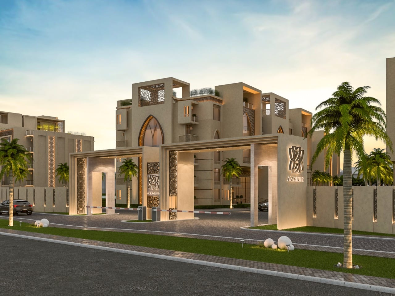 كمبود ازادير في القاهره الجديده يقع المشروع على بعد 5 دقائق من الجامعه الامريكيه وعلى بعد 15 دقيقه من العاصمه الجديده :الشركه المالكه oud الشرقيون للتنميه العمرانيه القطاع العقاري لمجموعة شركات النساج...