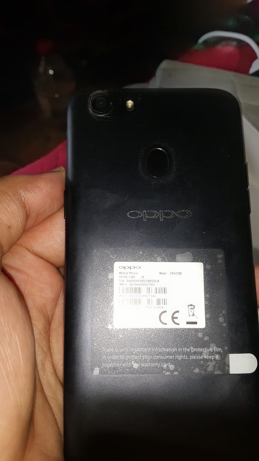 oppo f5
لا تنسَ أنك شاهدت هذا الإعلان في عنكبوت
اوبو f5حالته نظيف مفهوش اى خدش رماد 3 مساحة 3...