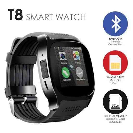 smart watch
لا تنسَ أنك شاهدت هذا الإعلان في عنكبوت
New smart watch T8 with a lot of importan...