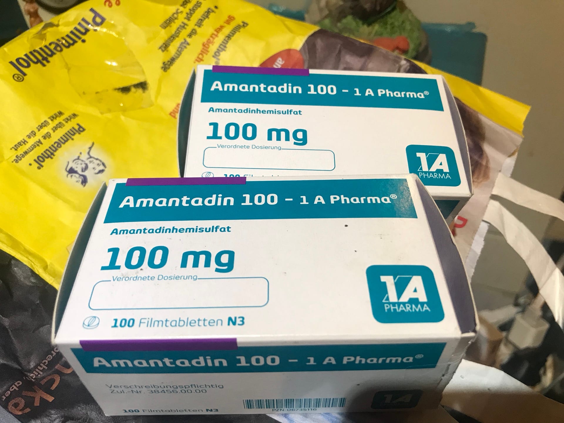Amantadin 100 - 1 A Pharma
لا تنسَ أنك شاهدت هذا الإعلان في عنكبوت
لرفع درجة الوعي - وارد ألم...