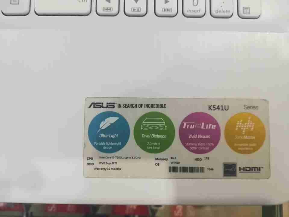 ASUS K541U Ci5 7th Gen
لا تنسَ أنك شاهدت هذا الإعلان في عنكبوت
لمهندسين الفوتوشوب والأوتوكاد...