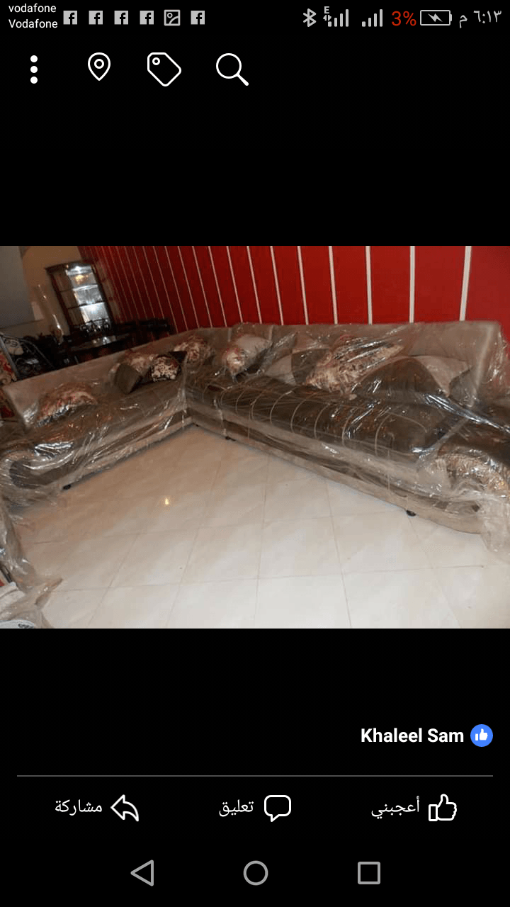 اثاث فيلا بالكامل جديد متفرش
لا تنسَ أنك شاهدت هذا الإعلان في عنكبوت
غرفه سفره 8كراسى والنيش جرا...