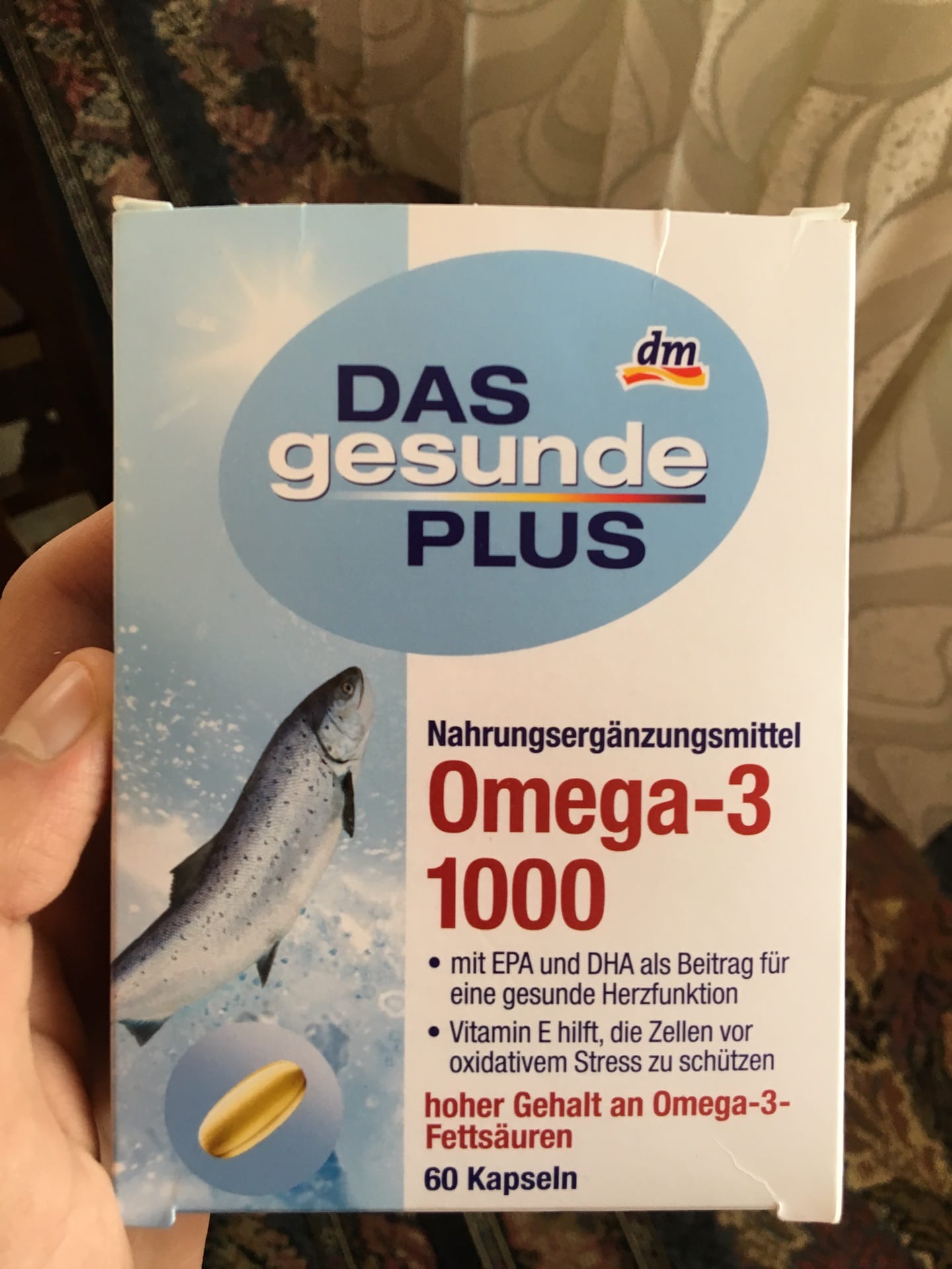 Omega-3 1000
لا تنسَ أنك شاهدت هذا الإعلان في عنكبوت
علبة Omega 3 (1000)mg
مستورد وارد المان...