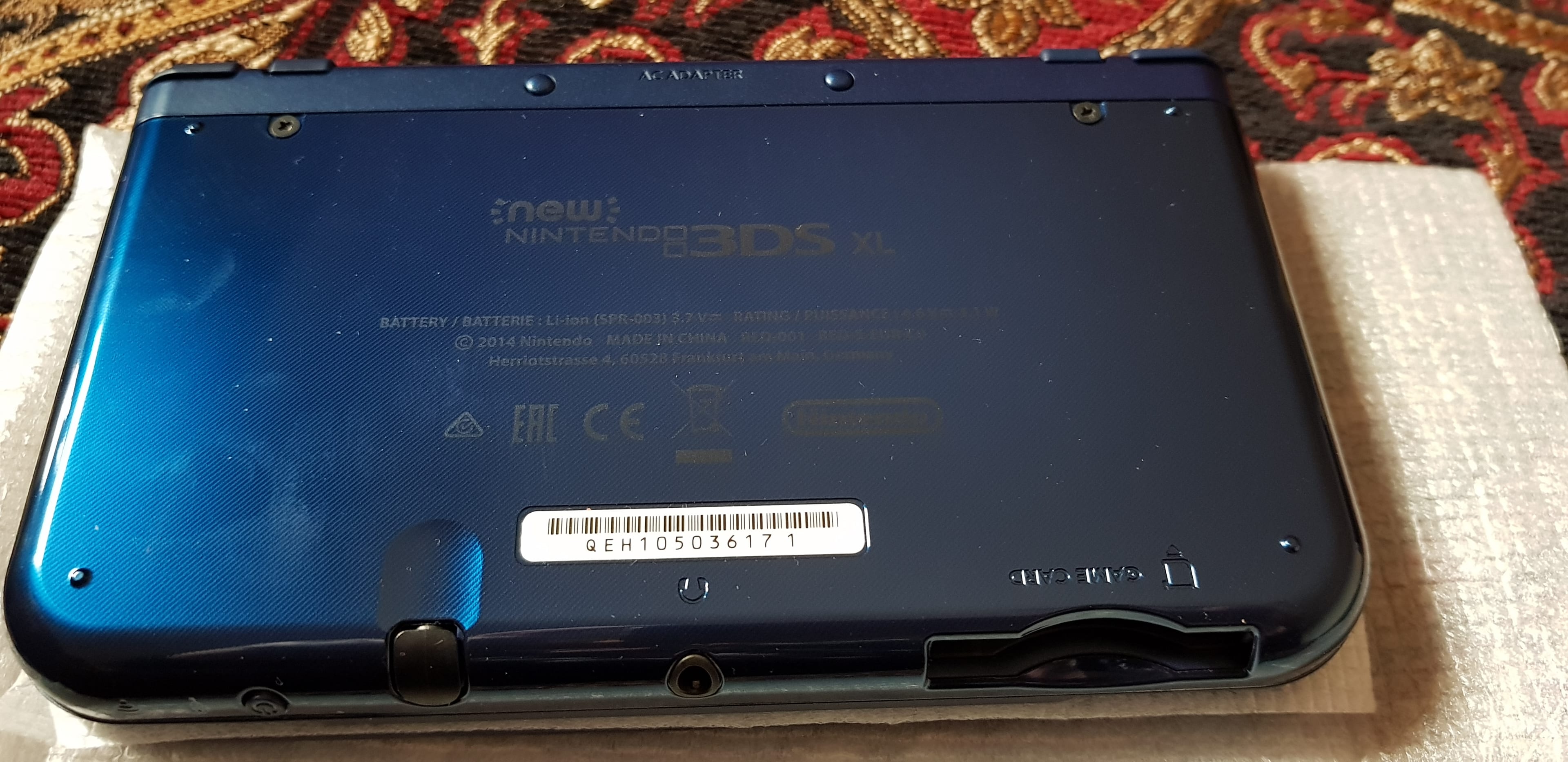new nintendo 3ds xl
لا تنسَ أنك شاهدت هذا الإعلان في عنكبوت
جديد لونه ازرق لم يستعمل ..استعمل...