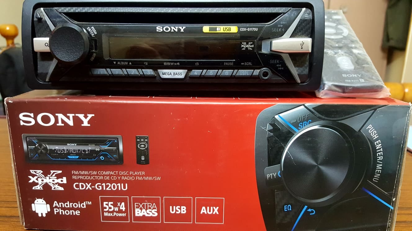 Sony CDX-G1201U Xplod
لا تنسَ أنك شاهدت هذا الإعلان في عنكبوت
Sony CDX-G1201U - CD MP3 Stereo...