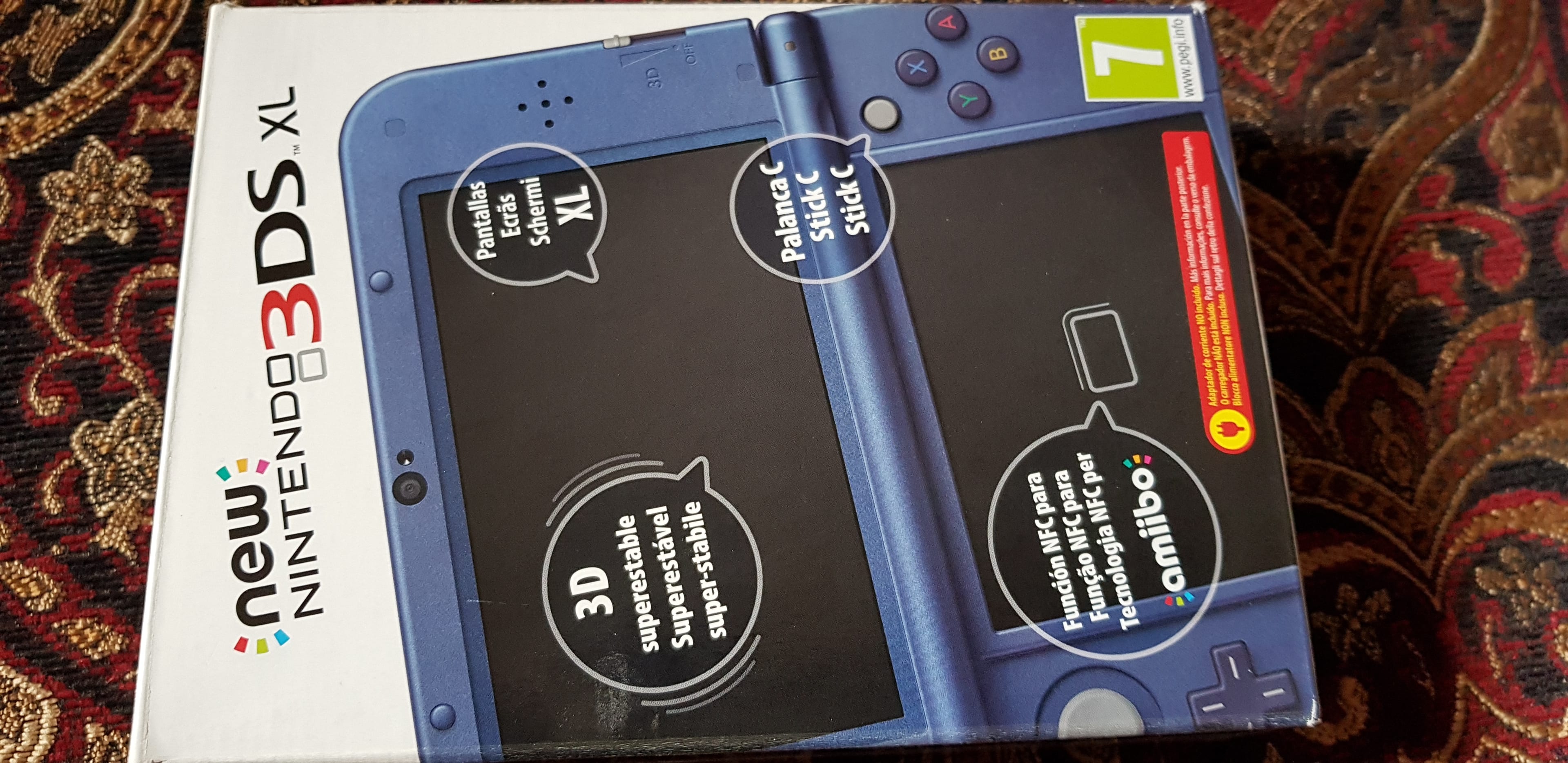 new nintendo 3ds xl
لا تنسَ أنك شاهدت هذا الإعلان في عنكبوت
جديد لونه ازرق لم يستعمل ..استعمل...