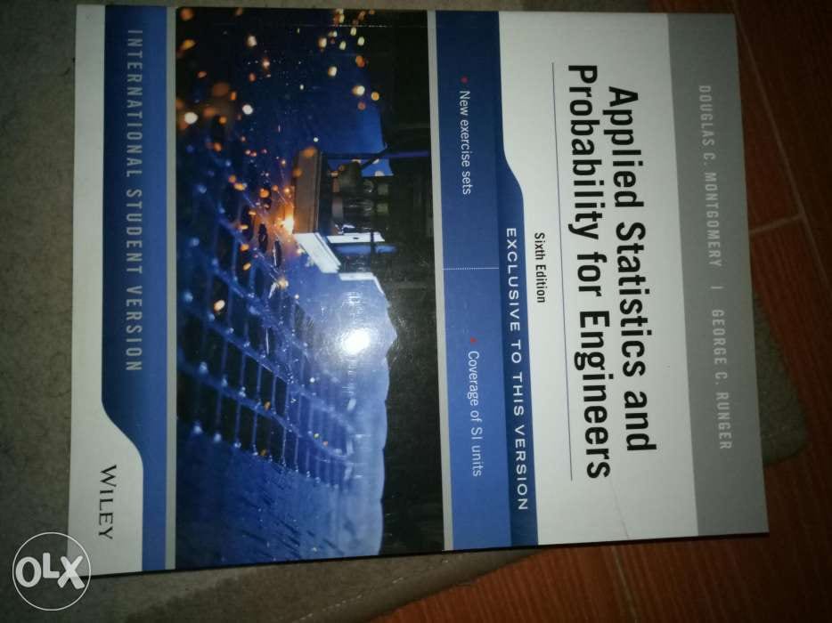 كتب كلية هندسة
لا تنسَ أنك شاهدت هذا الإعلان في عنكبوت
Applied statistics and probability eng...