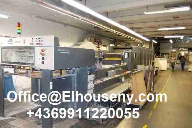 ماكينة طباعة هايدلبرج سبيد ماستر 5 لون HEIDELBERG SM-102-5-PP-LX
HEIDELBERG SM-102-5-PP-LX
عمر 1997
ALCOLOR-VARIO ملطف
مع TECHNOTRANS ،
CP-TRONIC،
تكلفة النقرة 1-04
HD AUTOPLATE ،
إعداد تنسيق مسبق ع...