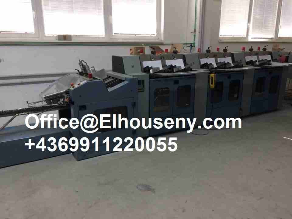 خط دبوس هايدلبرج شتال
HEIDELBERG سرق ST 100 SADDLE STITCHER
هايدلبرغ ستيل ST 100 SADDLE STITCHER
العمر 1999
6 مغذيات + غطاء مغذي ، خياطة ، أداة تشذيب ، توصيل
في حالة أعلى ، خالية من الضرر
متاح = فور...