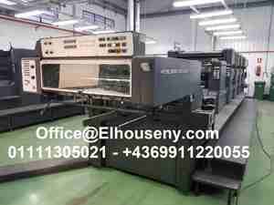 ماكينة طباعة هايدلبرج سبيد ماستر مقاس فرخ
4 لون
هايدلبرغ SM 102V + L
العمر: 1989
الألوان: 4
الحجم: 72 × 102 سم.
آلة مستقيمة
وحدة المغطس
تكلفة النقرة 1-02
CP-ترونيك
ALCOLOR الملطف
بالدوين الت...