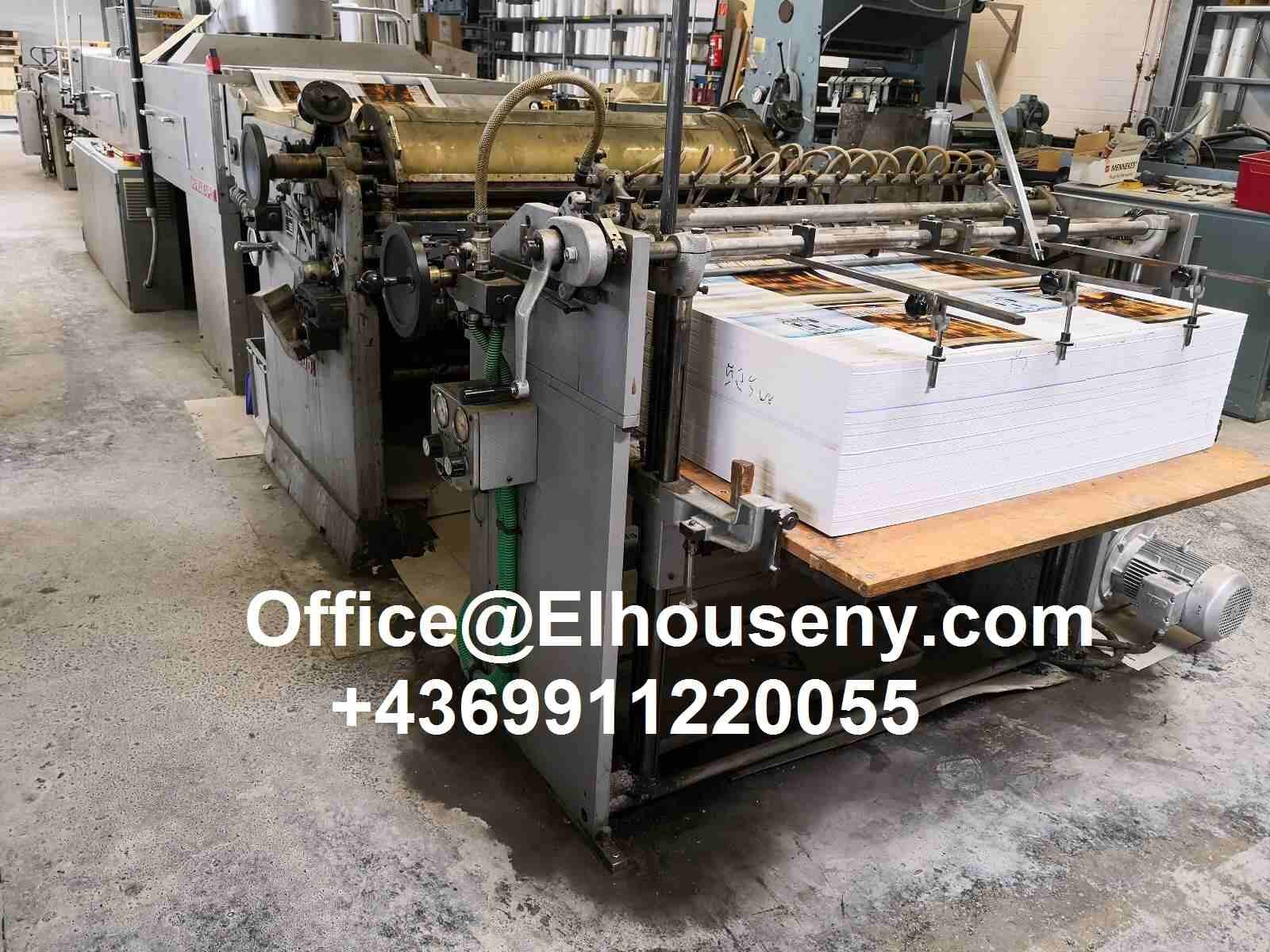 خط يو فى UV المانى مقاس فرخ موديل 91
خط يو فى UV
المانى BILLHOFER ATOS 102
مقاس فرخ 102
موديل 1991
201111305021
شركه الحسينى