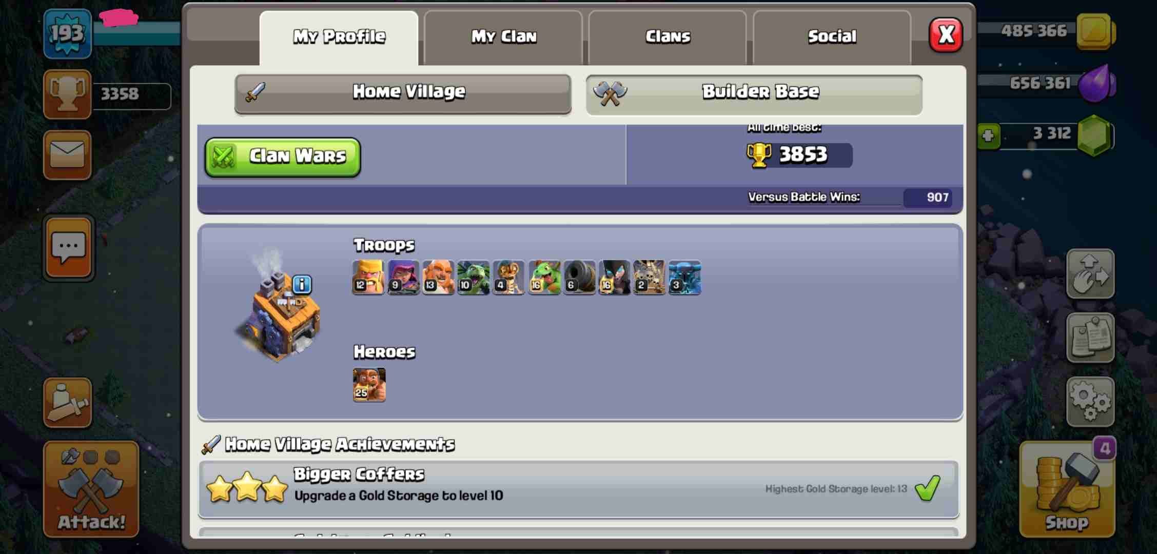 clash of clans th12
لا تنسَ أنك شاهدت هذا الإعلان في عنكبوت
تاون 12 ماكس ملوك ودفاعات
جيش ماكس
ال...