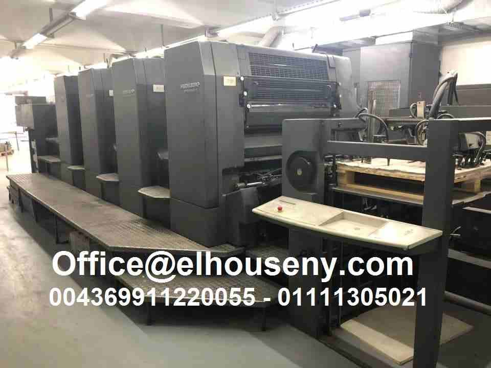 ماكينة طباعة هايدلبرج سبيد ماستر 4 لون
HEIDELBERG SM102-4
YEAR 2000
ABOUT 220 MIO IMPRESSIONS
4 COLORS
STRAIGHT MACHINE
HIGH PILE DELIVERY
SIZE 720 X 1020 MM (28 X 40 INCH)
STEEL PLATE FEEDER AND...
