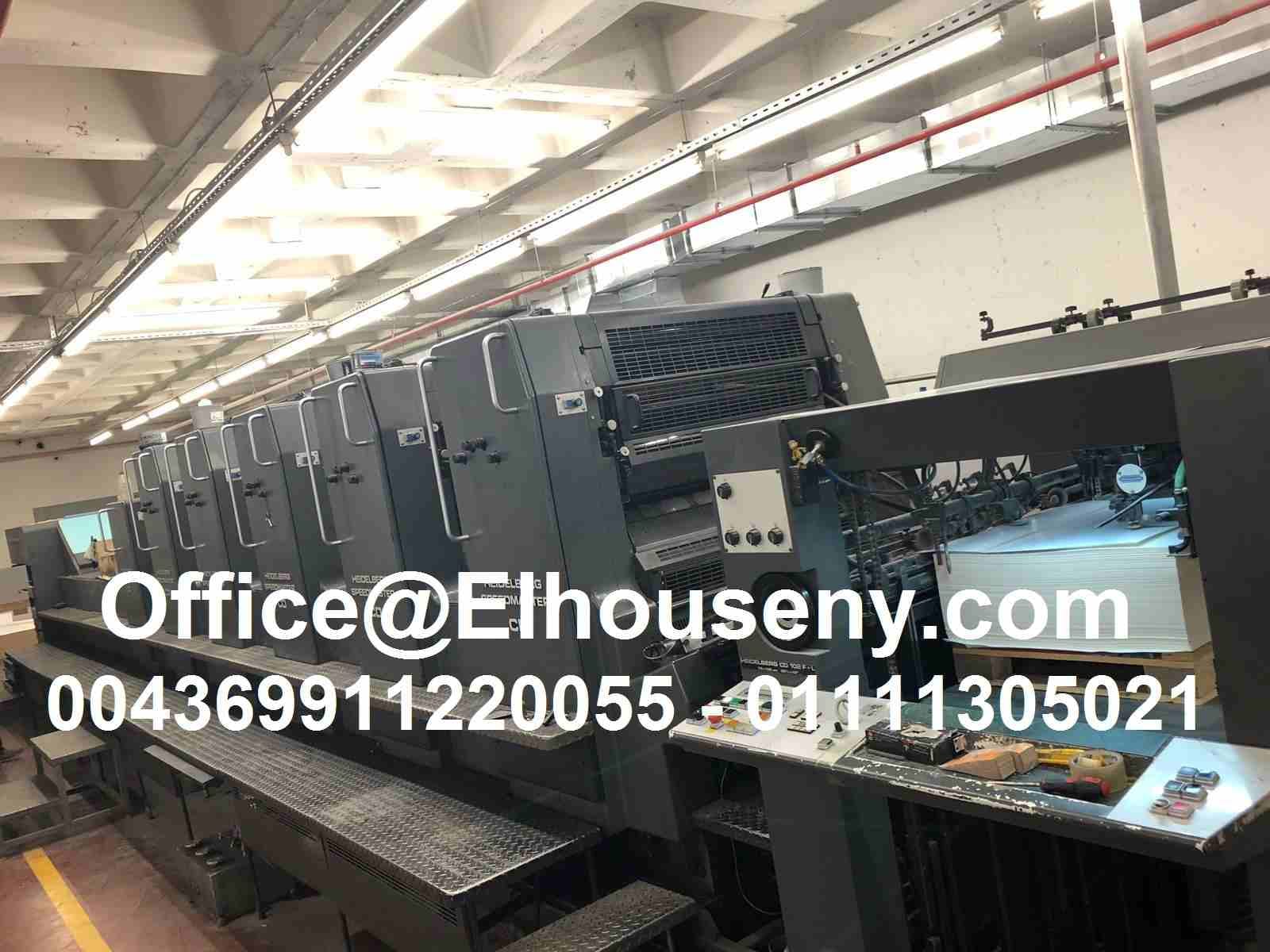 ماكينة طباعة هايدلبرج سى دى 5 لون مفاس 102 HEIDELBERG CD 102 FLX
HEIDELBERG CD 102 FLX, year 1992 machine in subject to prior sale
Model : HEIDELBERG CD 102 FLX
Prod. Year : 1992
Counter : 222 mio imp...