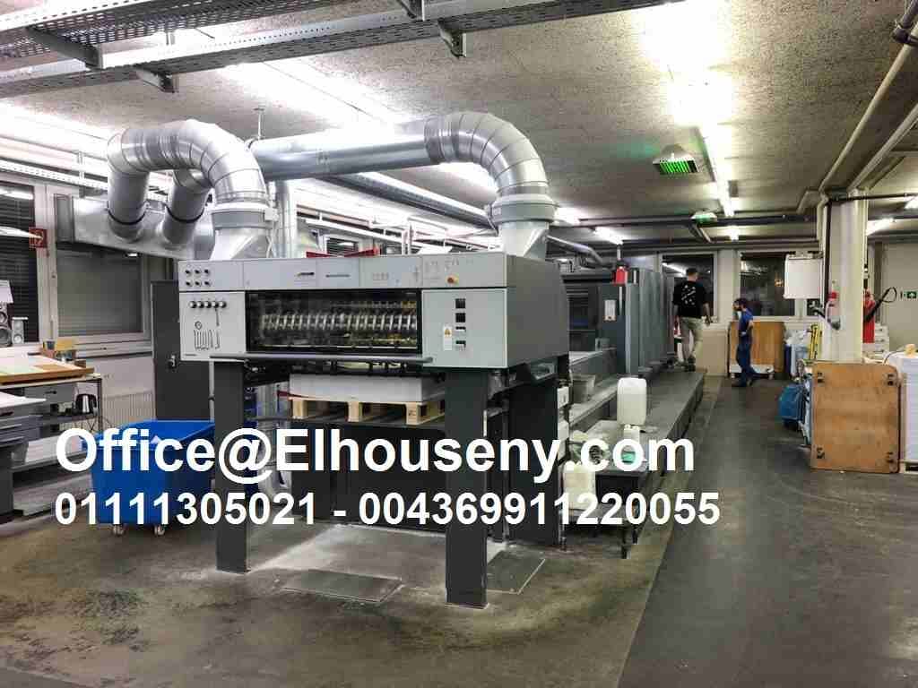 ماكينة طباعة هايدلبرج سى دى 4 لون Heidelberg CD102-4+L
Heidelberg CD102-4+L
Year 2004
Preset Plus 1
28mil impr.
Technotrans
Air-cooled
AutoPlate
Alcolor Damp.
with Vario 380V/50hz Cp2000 Delivery ex...