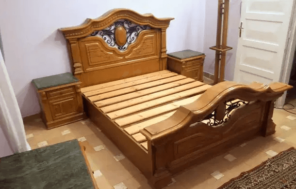 غرفة رئيسيه كالجديدة بدون دولاب