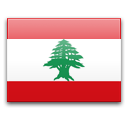 علم لبنان — رمز الدولة LB